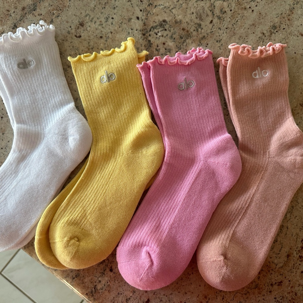 Alo Ruffle Socks (4 Pairs)